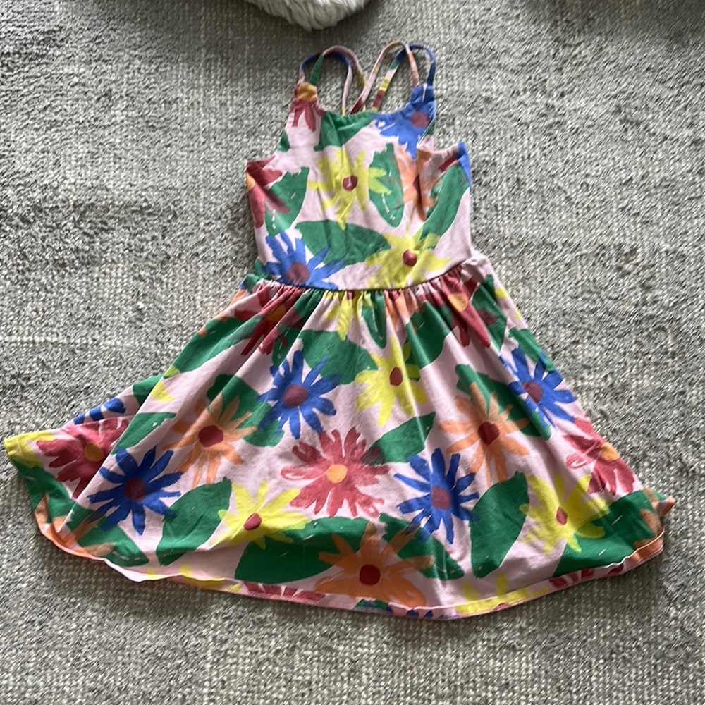 Tea Collection Red and Yellow Sleeveless Sundress